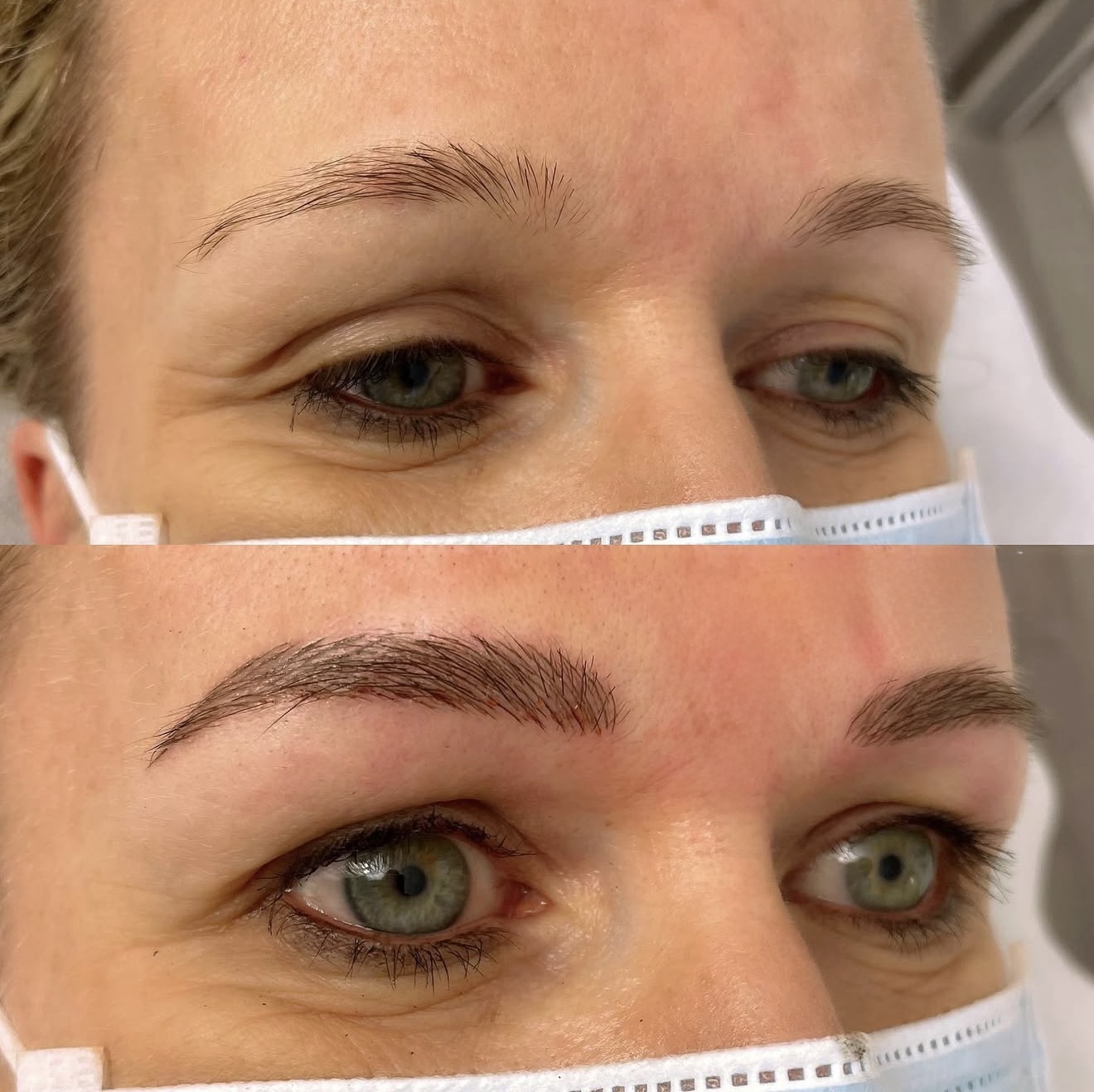 Harmonisch geformte Augenbrauen bei Gala Beauty Zürich